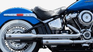 S&S CYCLE Grand National Race Mufflers for Softail - Chrome