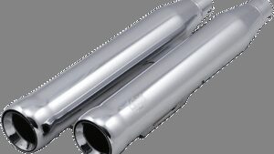 COBRA 3" Neighbor Hater Mufflers for '91-'17 Dyna - Chrome