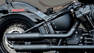 S&S CYCLE Slash Cut Mufflers - 50 State - Black