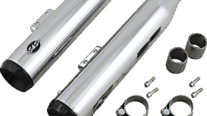 S&S CYCLE Grand National Slip-On Mufflers - Chrome