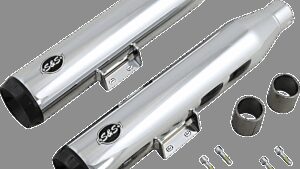 S&S CYCLE Grand National Slip-On Mufflers - Chrome