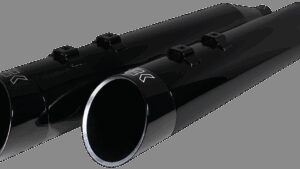 KHROME WERKS 4-1/2" HP-Plus® Slip-On Mufflers - Obsidian Edge