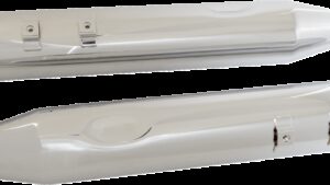 KHROME WERKS 4-1/2" HP-Plus® Slip-On Mufflers - Chrome Edge