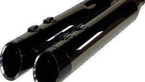 KHROME WERKS 4-1/2" HP-Plus® Slip-On Mufflers - Eclipse® with Edge Tip