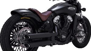 VANCE & HINES 3" Twin Slash Slip-On Mufflers - Black