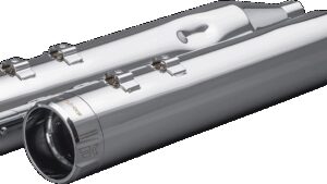KHROME WERKS 4-1/2" HP-Plus® Slip-On Mufflers - Chrome Klassic Tip