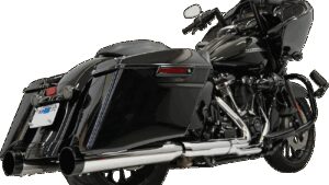 BASSANI XHAUST 4-1/2" Slip-On Mufflers - Chrome