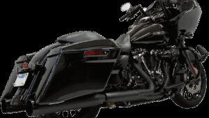 BASSANI XHAUST 4-1/2" Slip-On Mufflers - Black