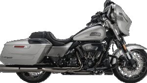 VANCE & HINES Hi-Output Slip-On Mufflers - Dark Chrome - 4-1/2"