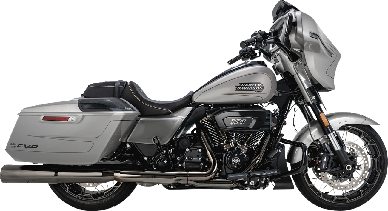 VANCE & HINES Hi-Output Slip-On Mufflers - Dark Chrome - 4-1/2"