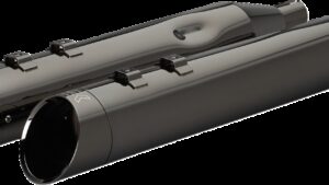 KHROME WERKS 4-1/2" HP-Plus® Slip-On Mufflers with Edge Tip - Eclipse® - M8