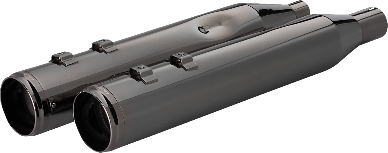 KHROME WERKS 4-1/2" HP-Plus® Slip-On Mufflers with Race Tip - Eclipse® - M8