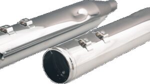 KHROME WERKS 4-1/2" HP-Plus® Slip-On Mufflers with Race Tip - Chrome - Twin Cam