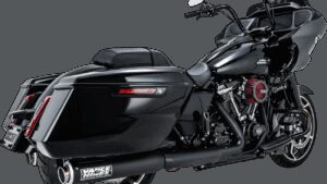 VANCE & HINES Supersport Slip-On Mufflers - Black - Touring
