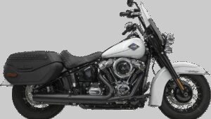 BASSANI XHAUST 4" Slip-On Muffler with 2-1/2" x 10" Baffle Core - Black - 49-State