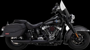 VANCE & HINES MUFFLER SLIP ON SOFTAIL BLACK