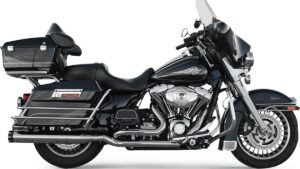 BASSANI XHAUST True-Dual Down Under Headpipes - Chrome - FL '09-'16