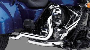 COBRA Powerport Dual Headpipes - Chrome