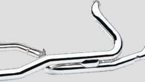 COBRA Powerport Trike Dual Headpipes - Chrome