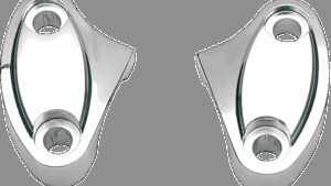 DRAG SPECIALTIES Handlebar Riser Clamp - Two-Piece - Chrome