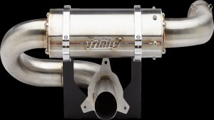 TRINITY RACING MUFFLER X3 CENTER EXIT