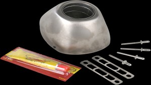 chrome trap door for standard Hypercharger air cleaner