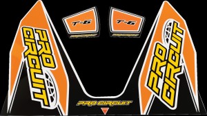 PRO CIRCUIT DECAL T6 ORANGE
