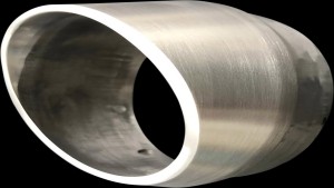 BASSANI XHAUST ENDCAP MEGAPHONE ALMN 4"