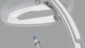 DRAG SPECIALTIES Mirror - Side View - Teardrop - Chrome - Right