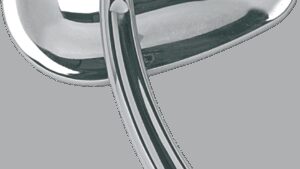 DRAG SPECIALTIES Mirror - Side View - Teardrop - Chrome - Left