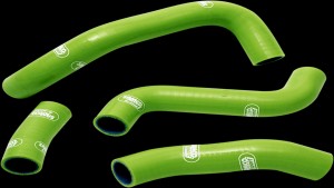 SAMCO SPORT RADIATOR HOSE KIT KAW GRN