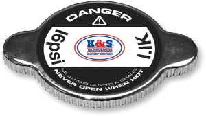 K&S TECHNOLOGIES RADIATR CAP STD CHR 16PSI