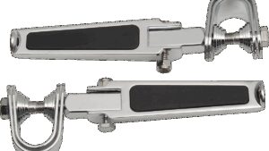 DRAG SPECIALTIES U-Clamp Footpegs - Rubber Inlay