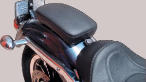 DANNY GRAY Detachable Pillion Pad - Black - Narrow