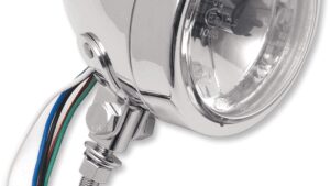 DRAG SPECIALTIES Spotlight - 4-1/4" - w/Running Light - Clear Lens