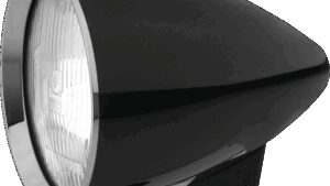 HEADWINDS 5 3/4" Headlight Housing - Black - Concours Rocket Smooth