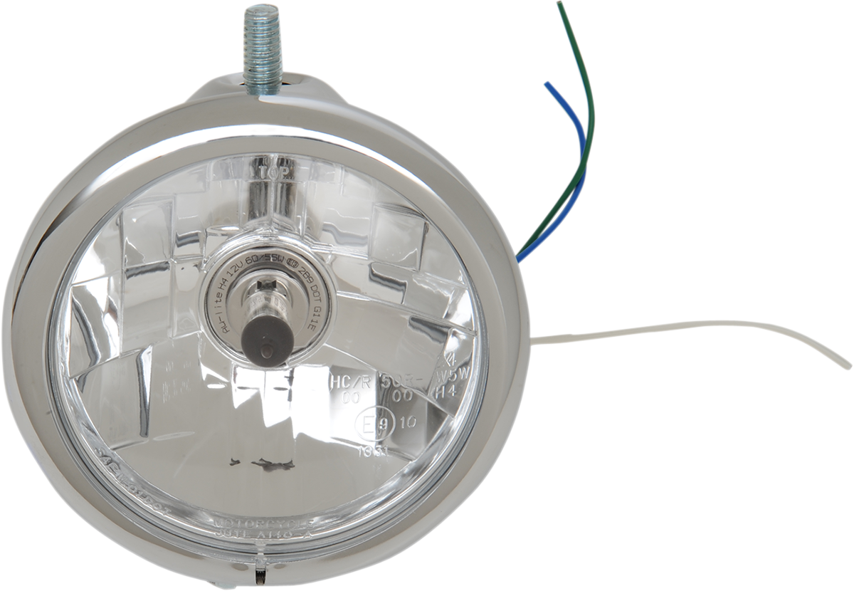 DRAG SPECIALTIES Top Mount Headlight - 5-3/4" - Chrome