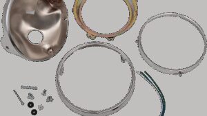 EMGO 7" Side Mount Headlamp Shell - Chrome