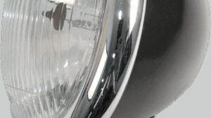 EMGO 5 3/4" Headlight Assembly - Black/Chrome