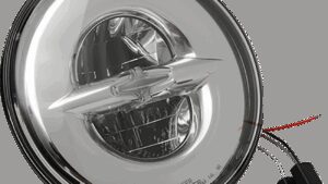 DRAG SPECIALTIES 7" Reflector-Style Headlight - Chrome