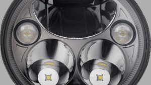 CUSTOM DYNAMICS 7" TruBEAM® Headlamp - Black - Chief