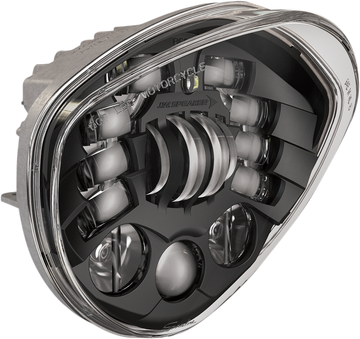 J.W. SPEAKER HEADLIGHT ADAP2 VIC BK 7"