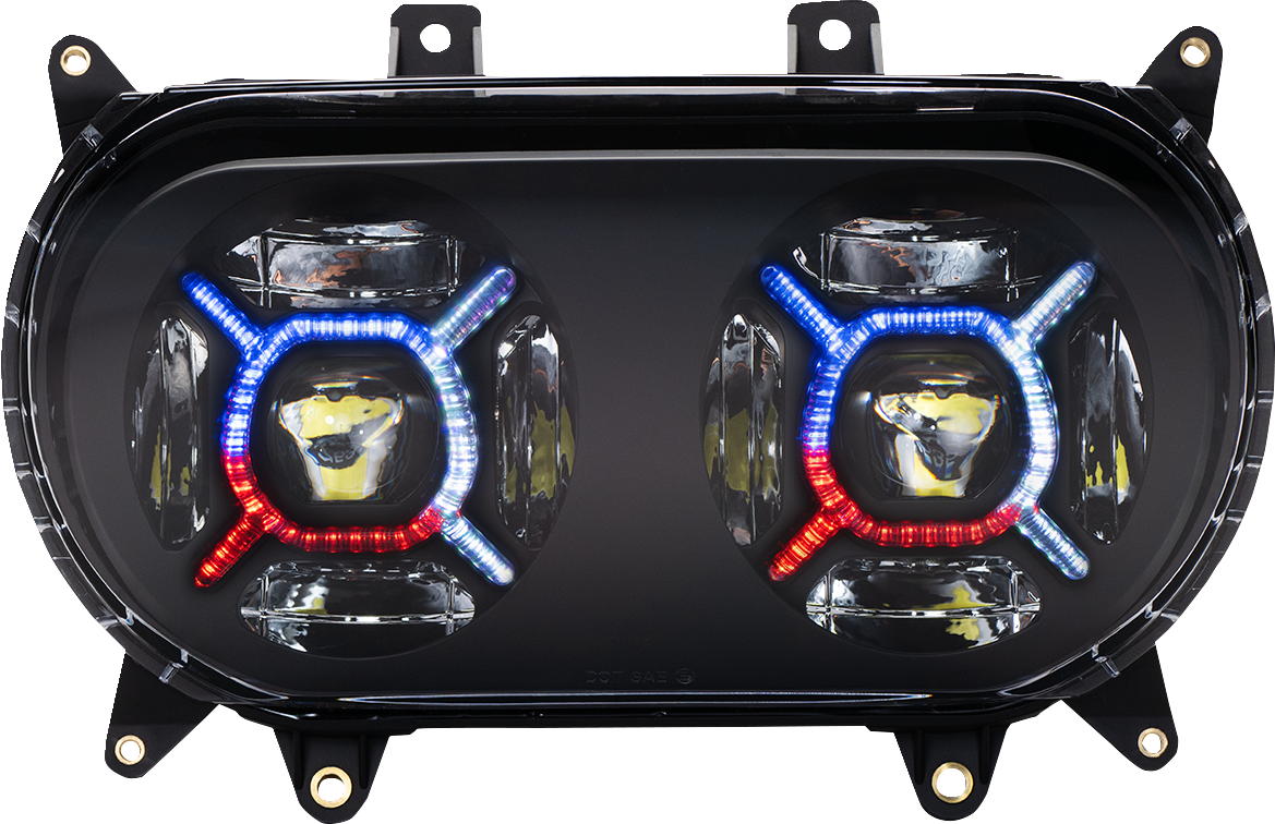CUSTOM DYNAMICS ProGLOW™ Headlight - Black - Road Glide