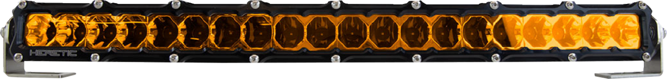 HERETIC Light Bar - 20" - Spot - Amber