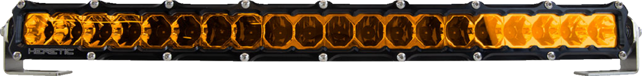 HERETIC Light Bar - 20" - Flood - Amber