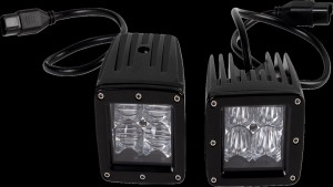 MOOSE OFFROAD LIGHT LED 3" SQ GRN MSE