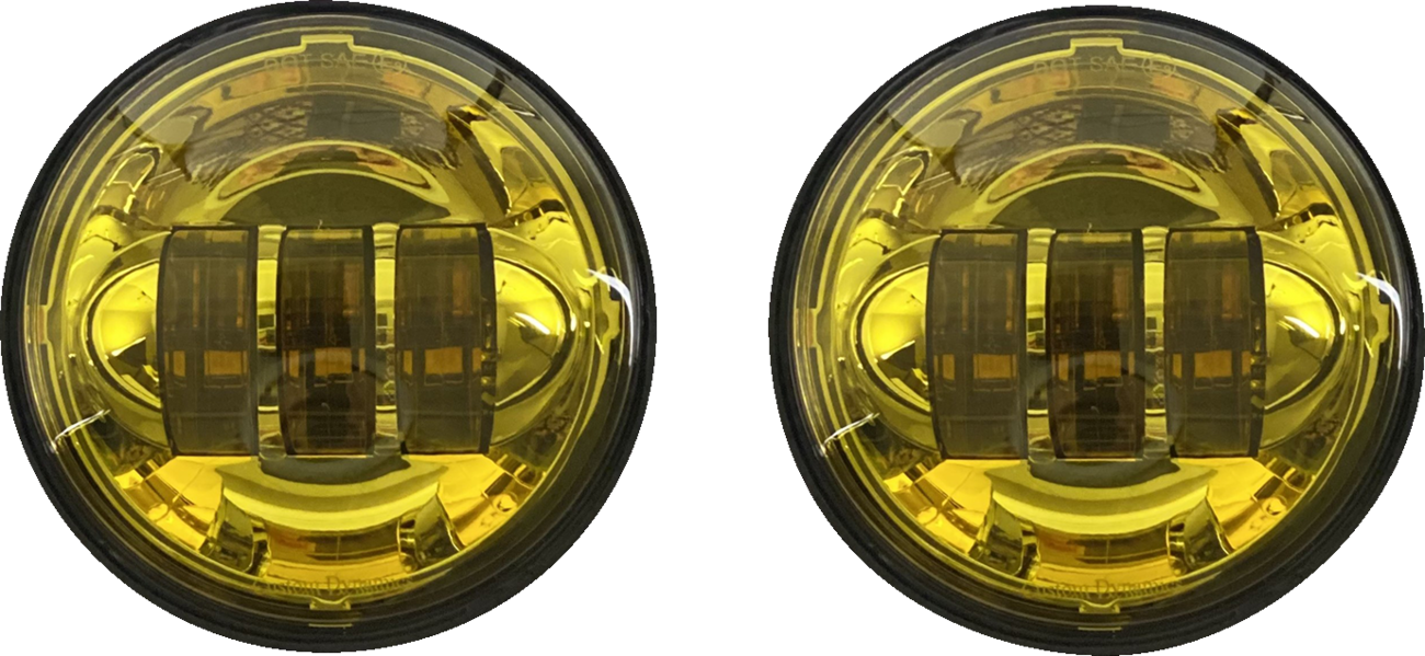 CUSTOM DYNAMICS 4-1/2" Passing Lamps - LED - Yellow