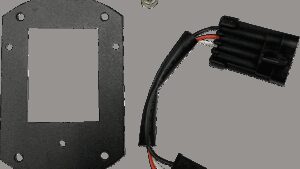 CUSTOM DYNAMICS Mounting Kit - Headlight - Satin Black - FXLRST