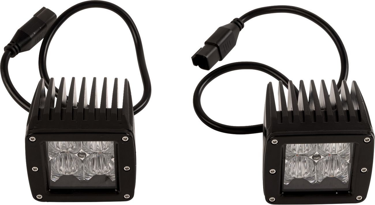 MOOSE OFFROAD Light Pods - LED - 3" - Amber