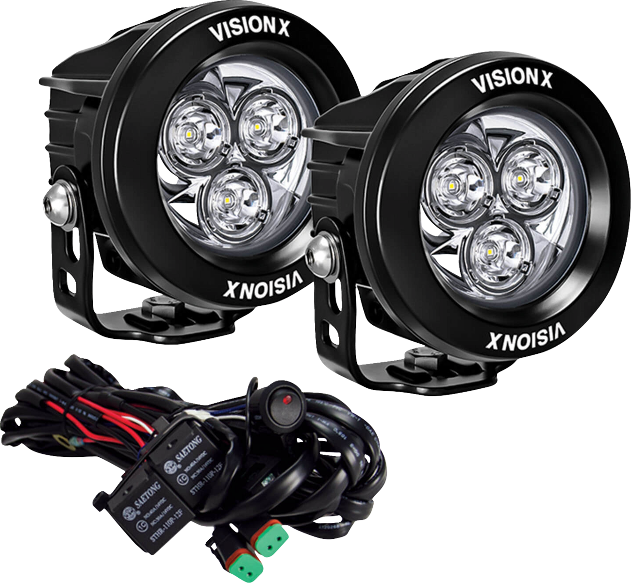Vision X Light Cannon - CG2 - 3-3/4" - Multi LED - Clear Lens